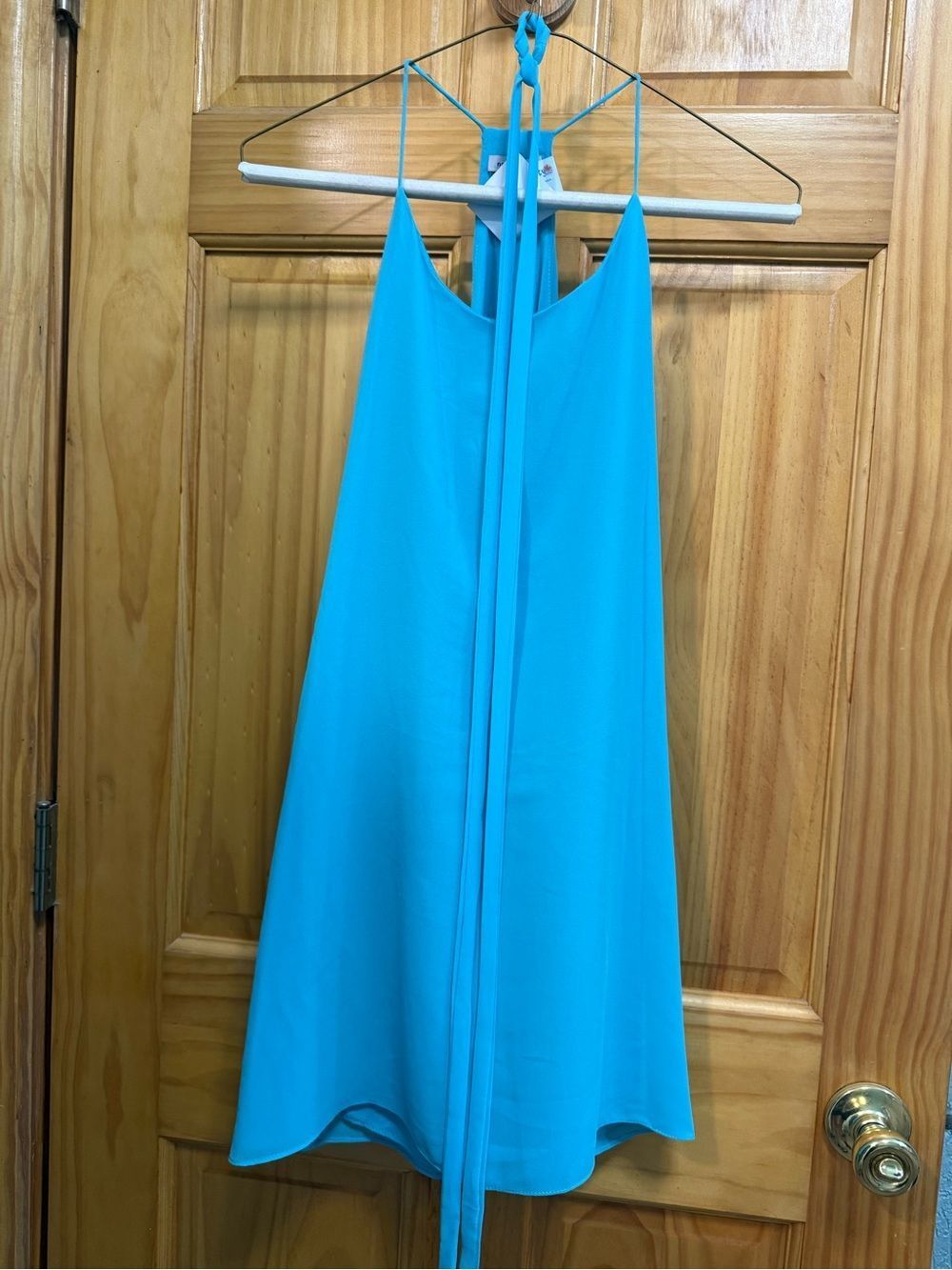 VTG Naked Zebra Teal  Mini Dress juniors size M